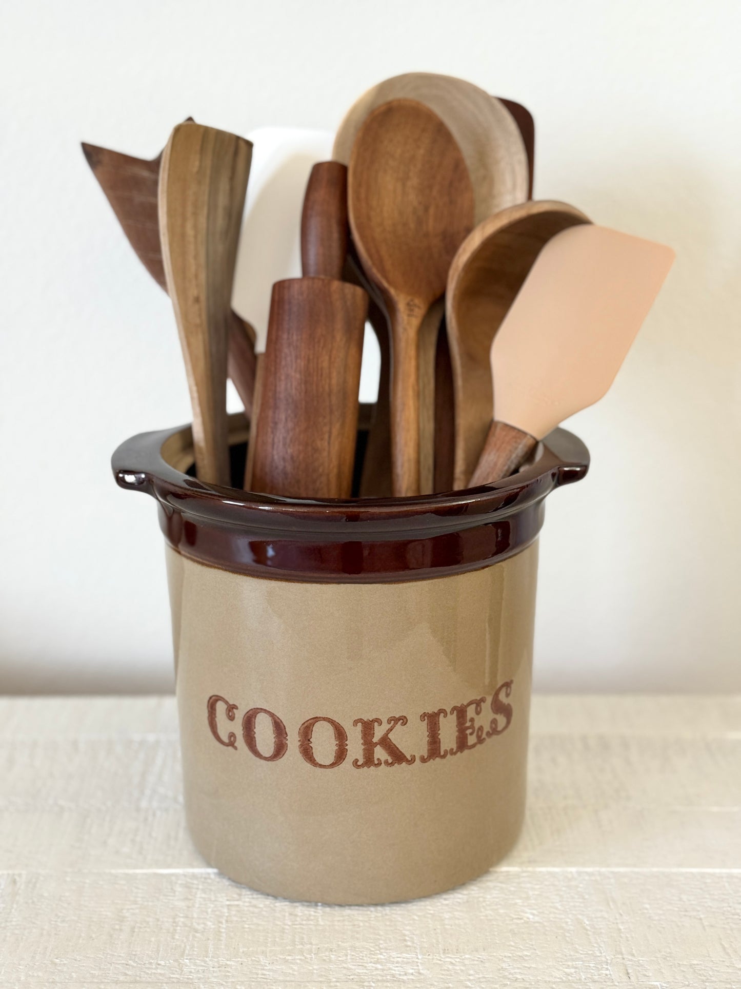 Vintage Stoneware Cookie Jar