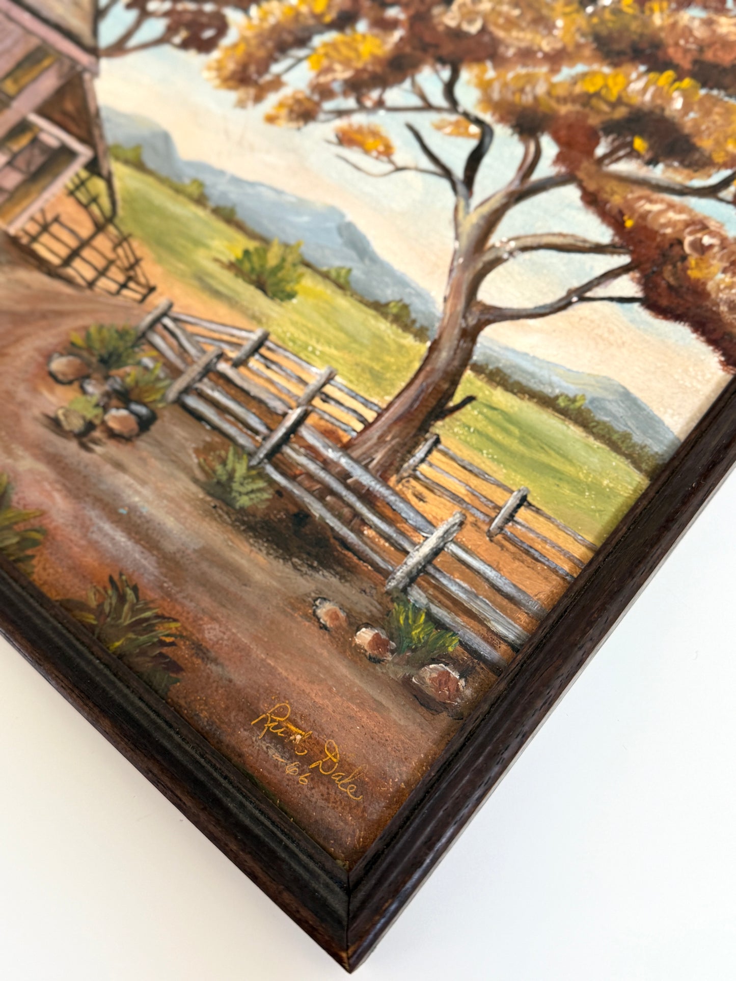 Vintage Barn Painting
