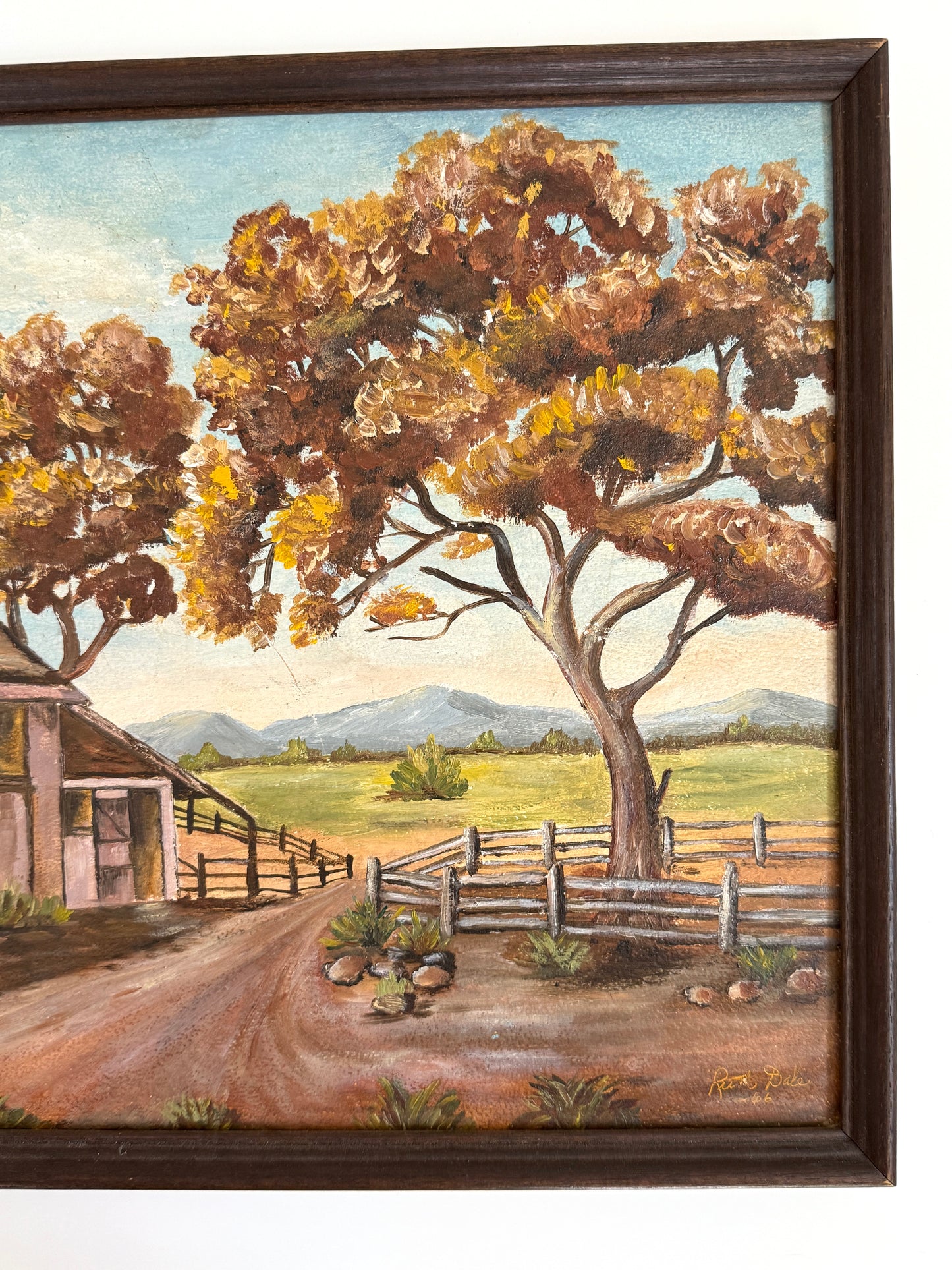Vintage Barn Painting