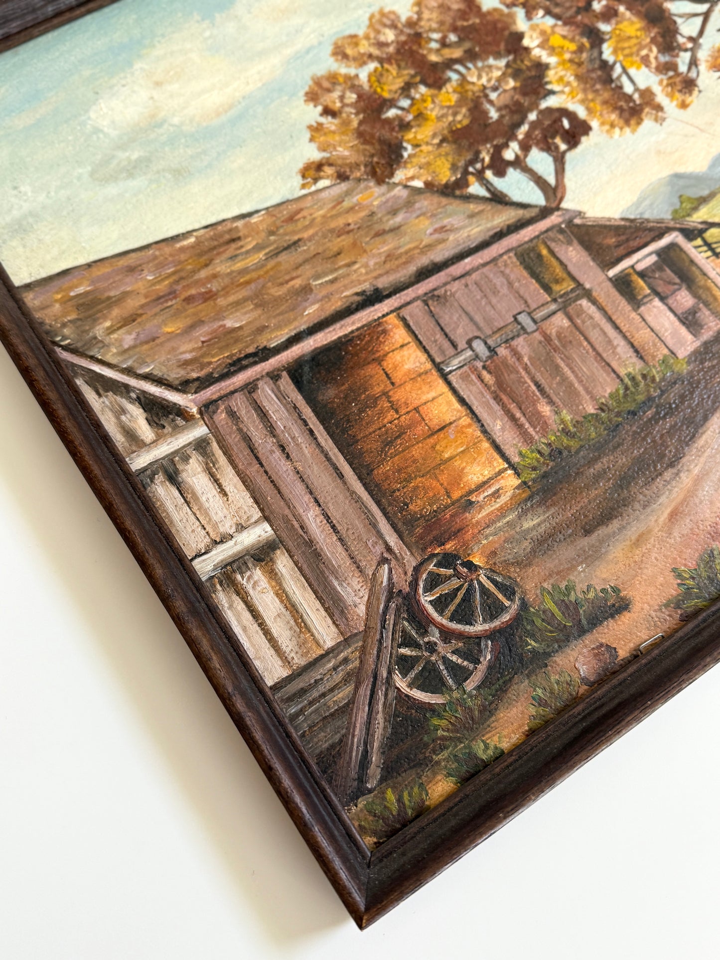 Vintage Barn Painting