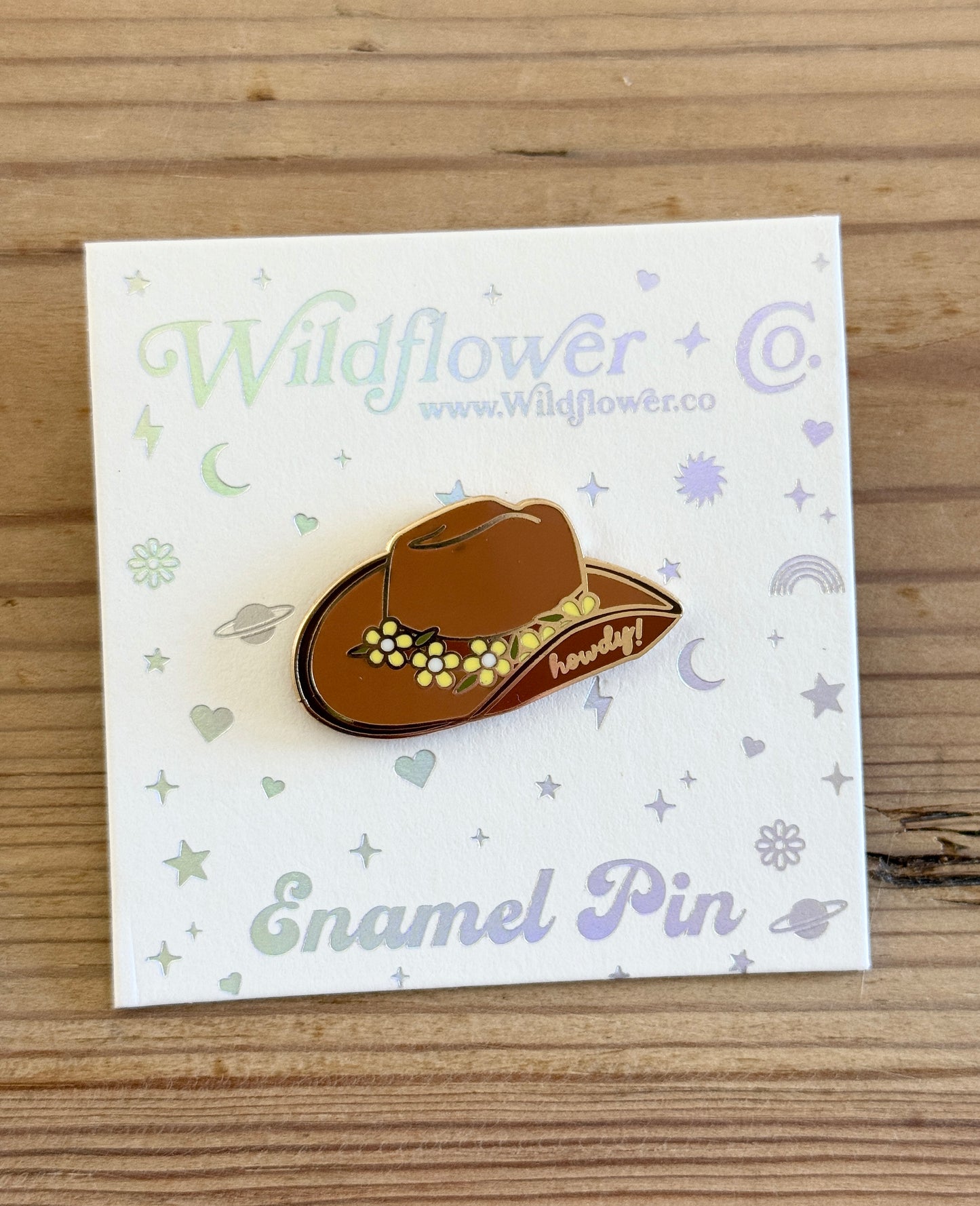 Daisy Cowgirl Hat Pin