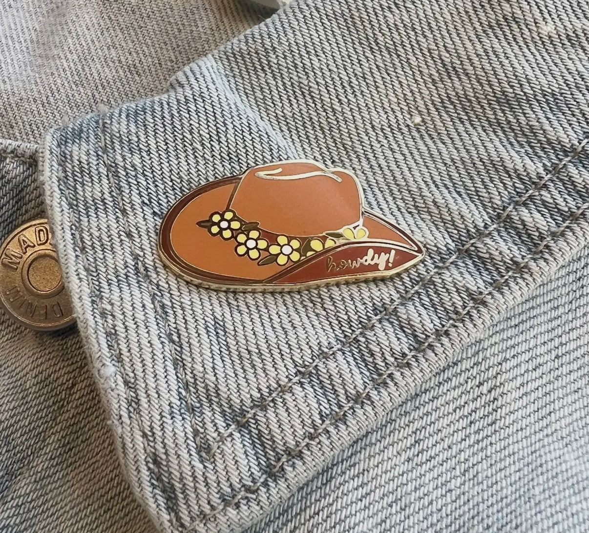 Daisy Cowgirl Hat Pin