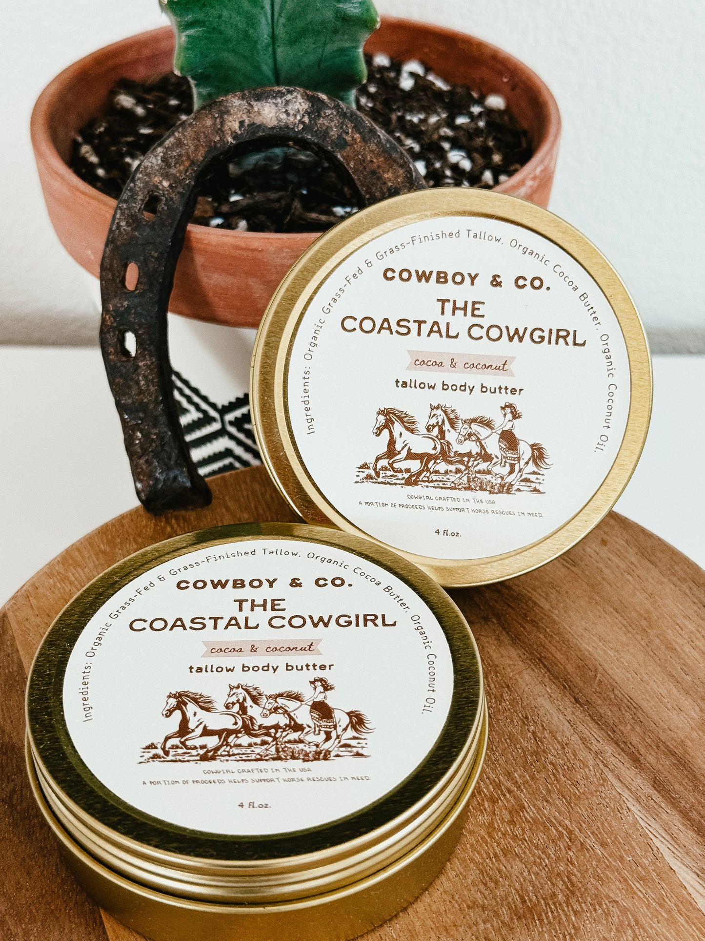The Coastal Cowgirl Tallow Body Butter (Cocoa & Coconut)