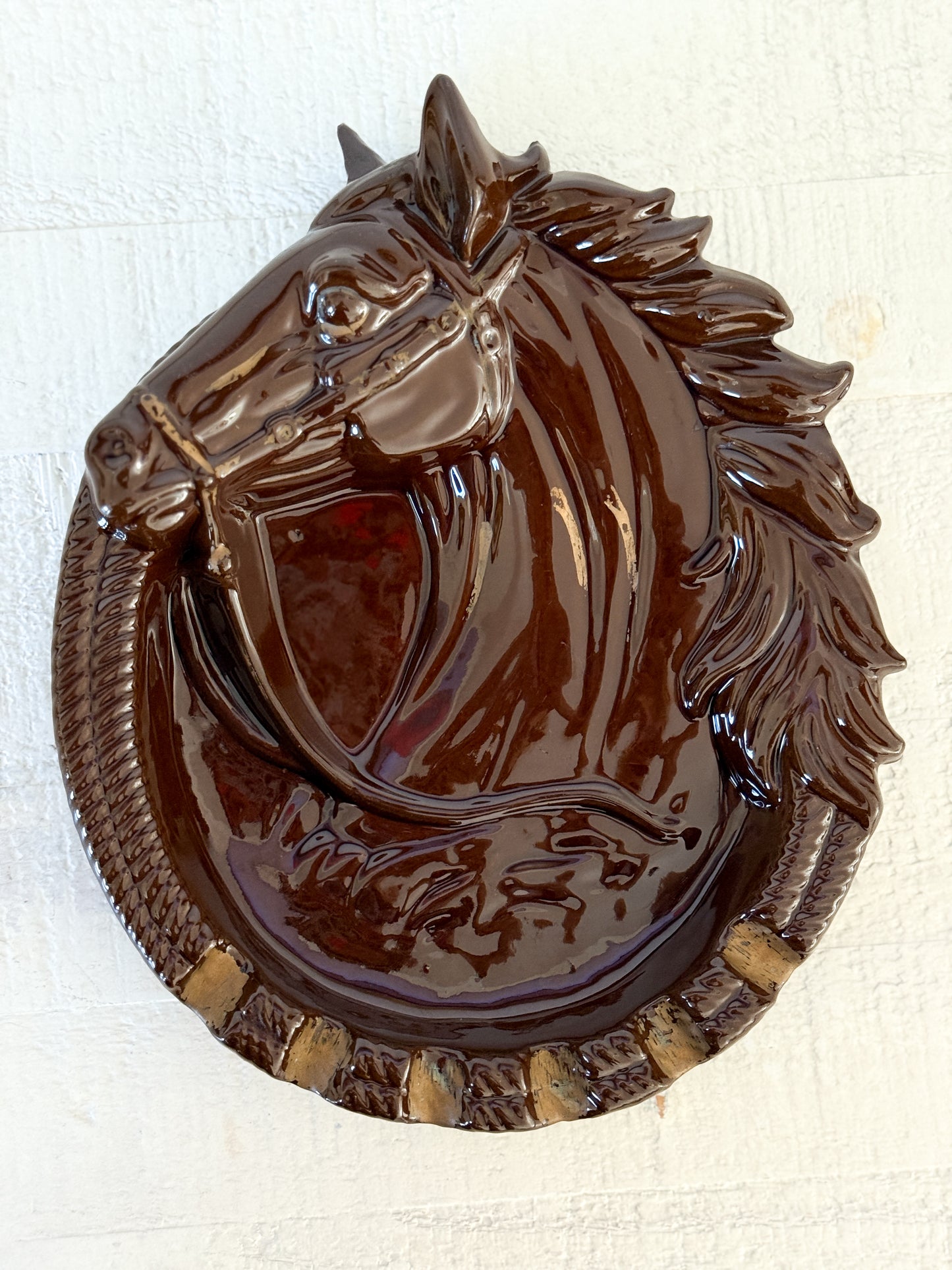 Vintage Horse Ashtray / Trinket Dish (Large)