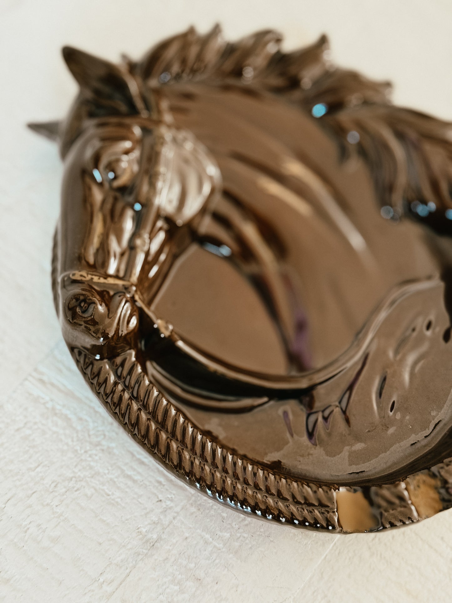 Vintage Horse Ashtray / Trinket Dish (Large)