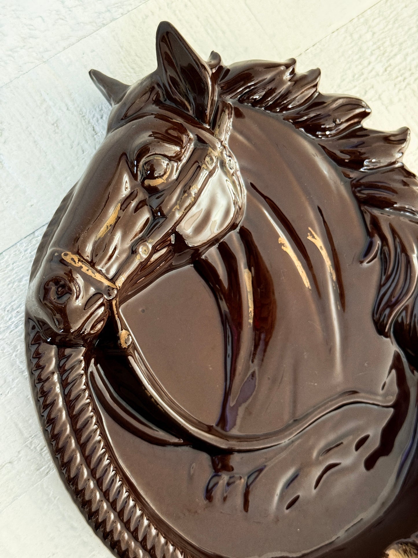 Vintage Horse Ashtray / Trinket Dish (Large)