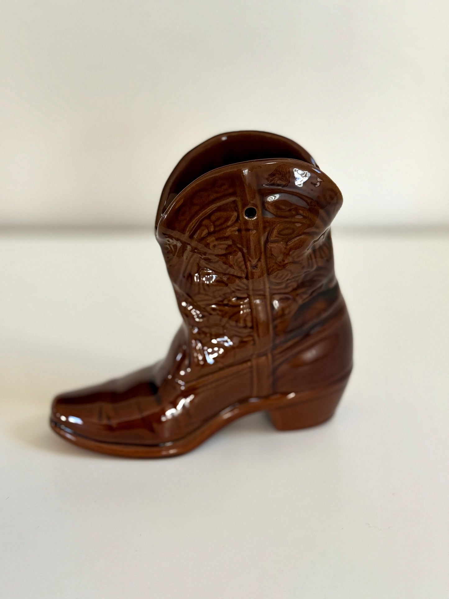Vintage Frankoma Boot Vase (Larger size)