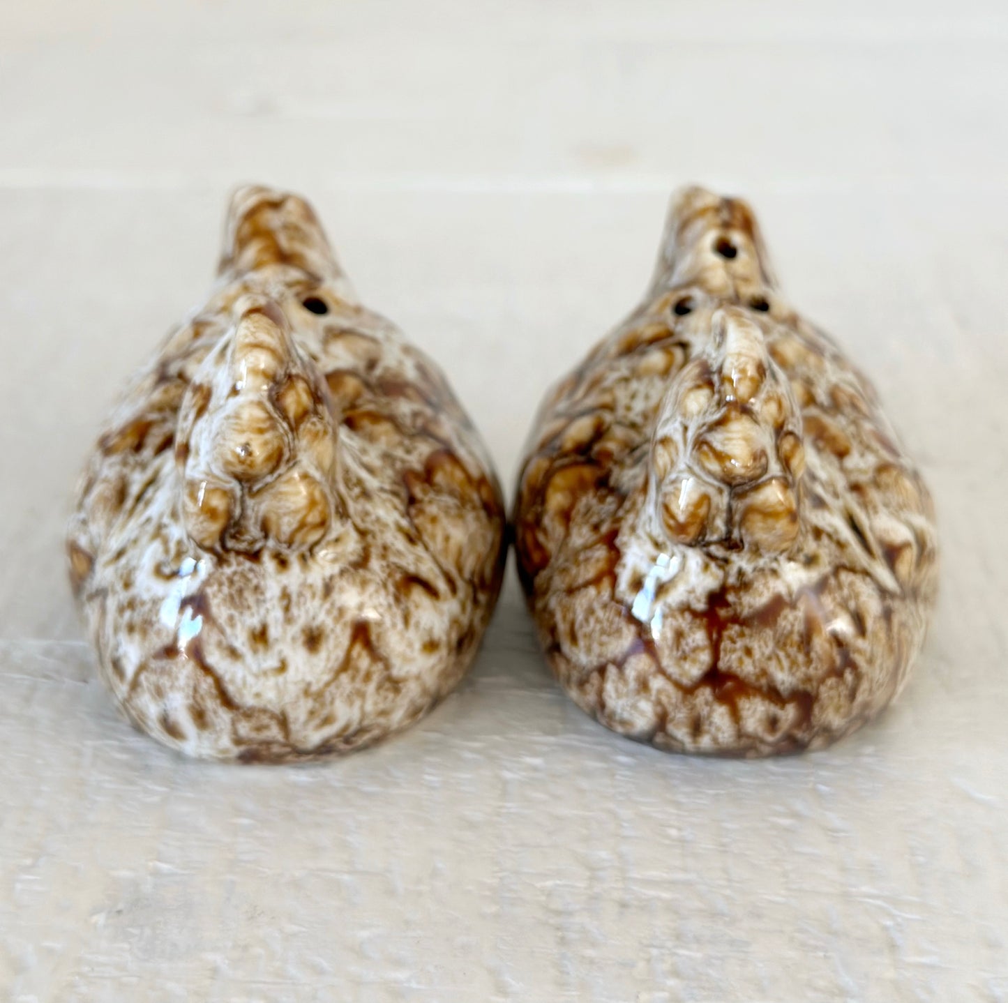 Stoneware Chicken Salt & Pepper Shakers