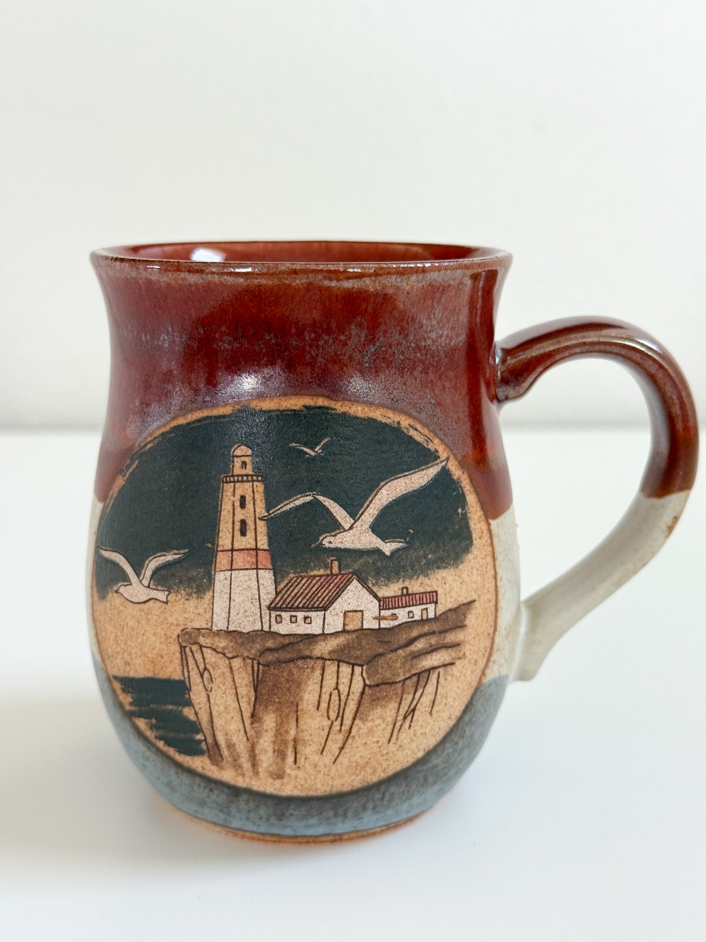Vintage Lighthouse Mug