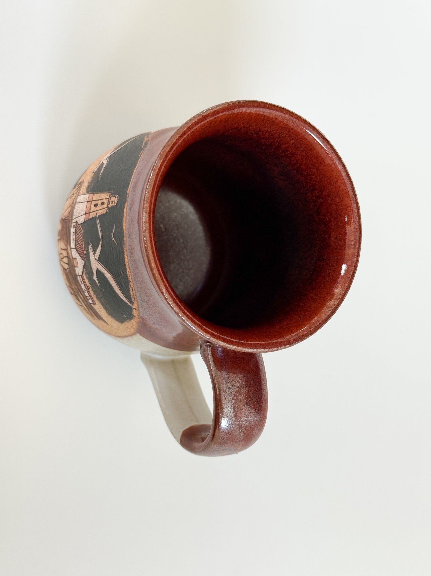 Vintage Lighthouse Mug