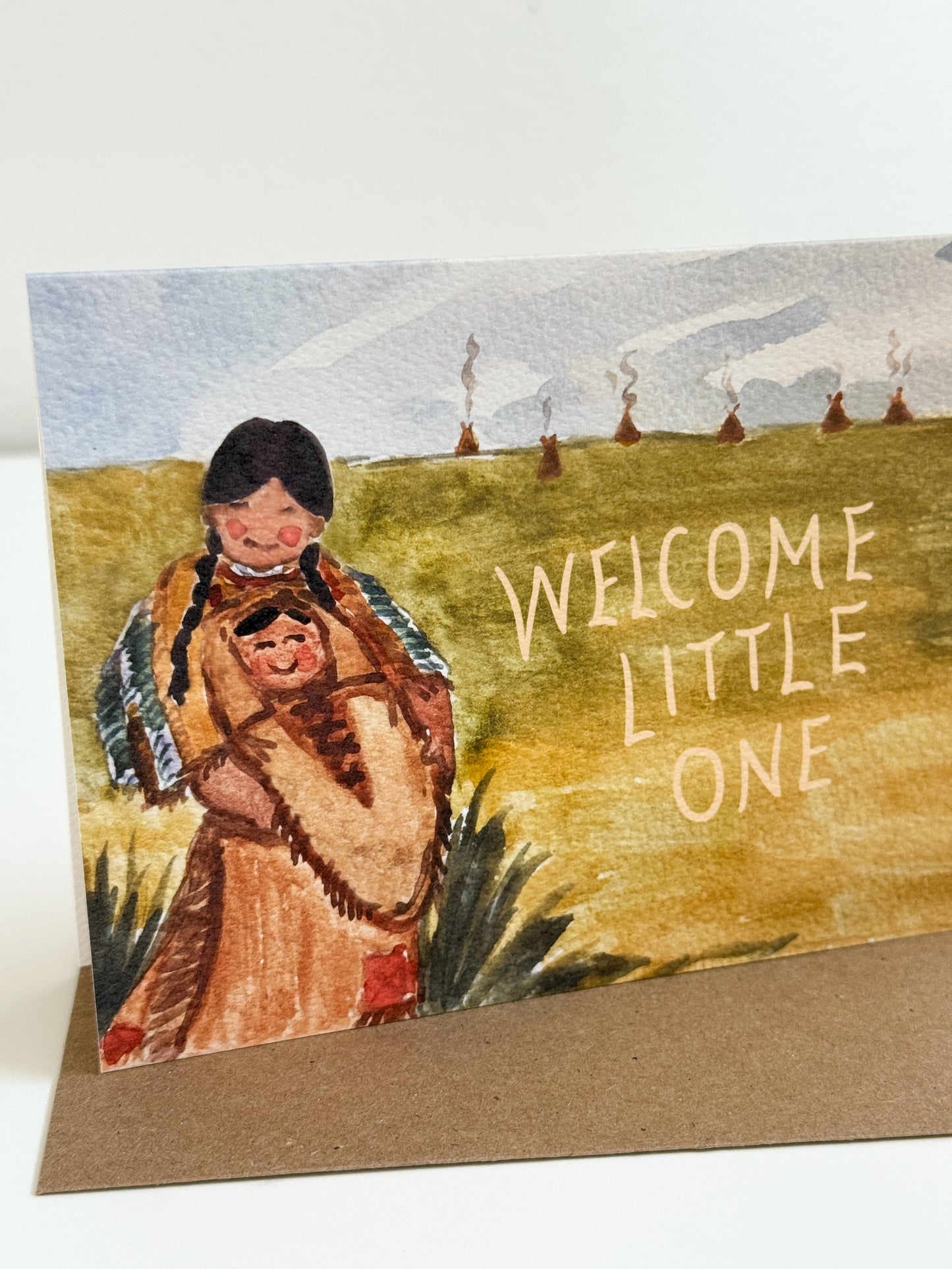 Welcome Little One Greeting Card