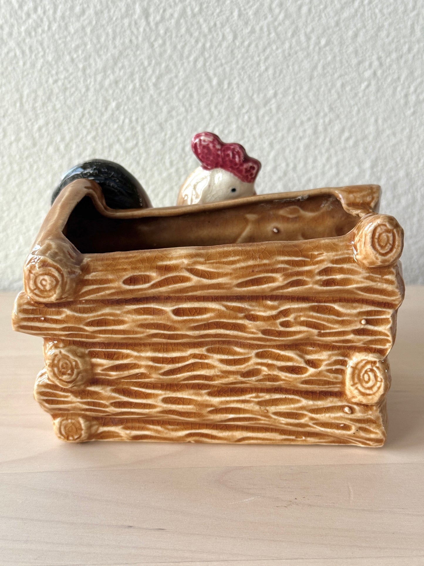 Vintage Chicken Planter