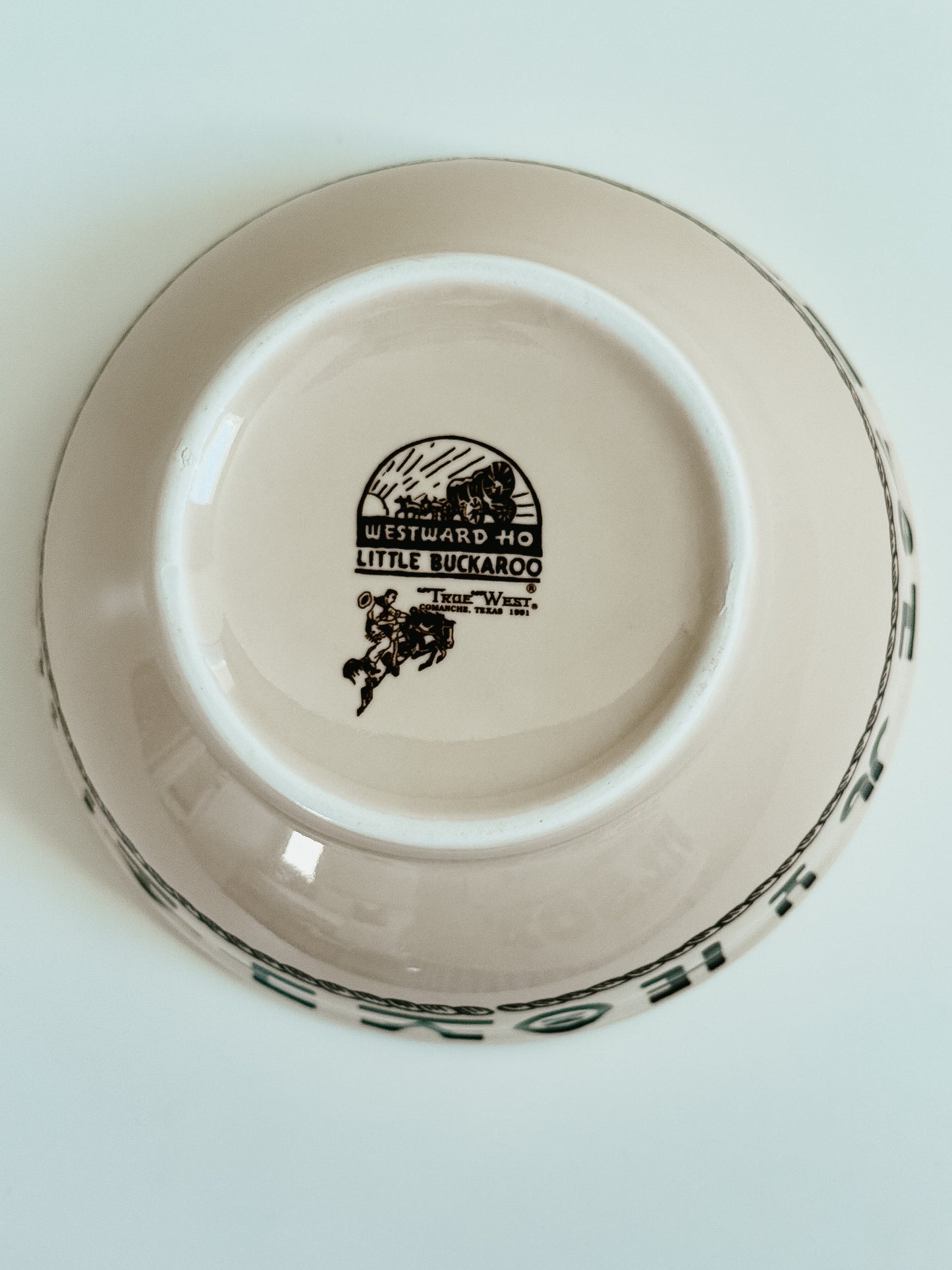 Vintage Cowboy Bowl