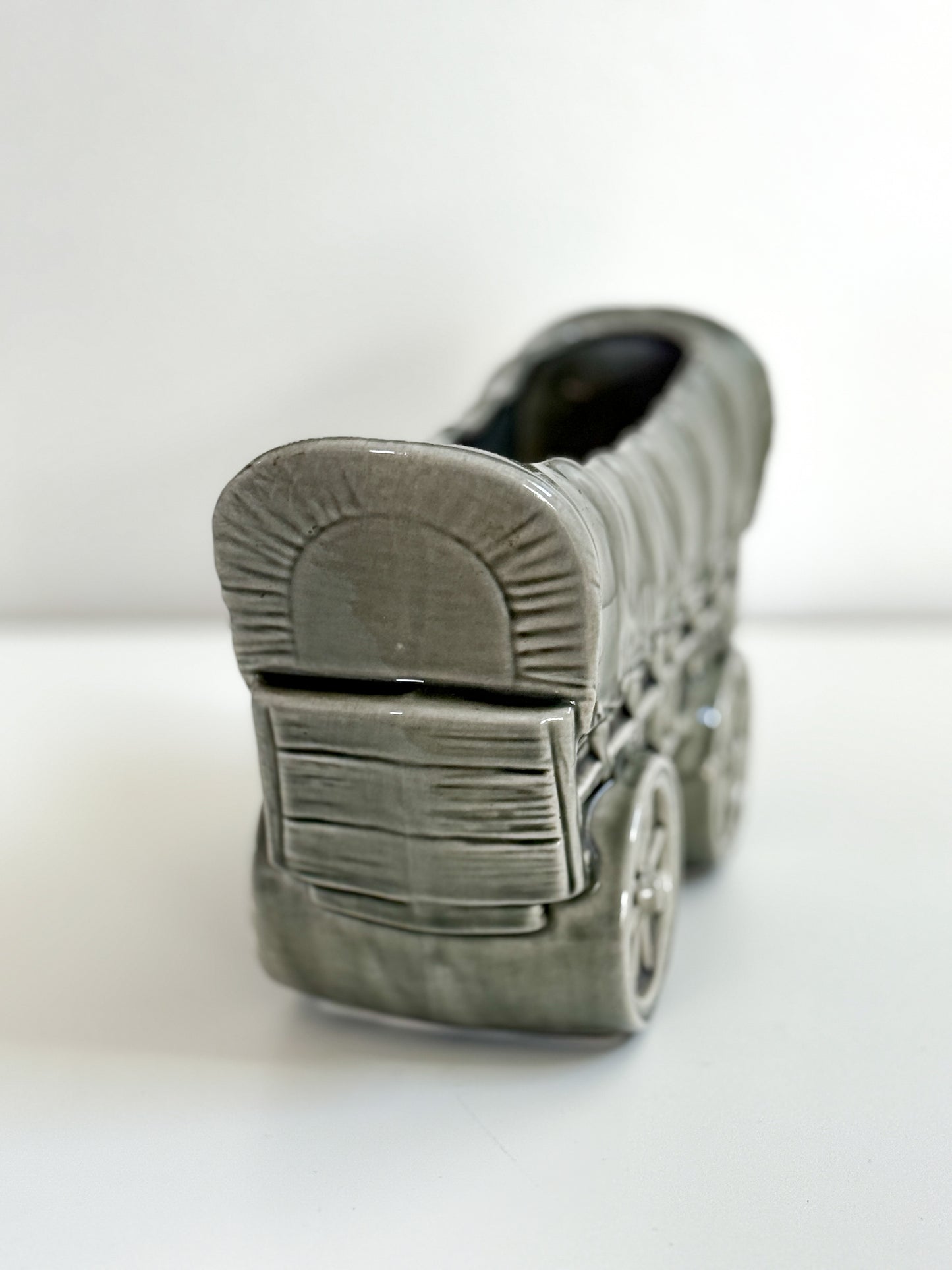 Vintage Covered Wagon Planter