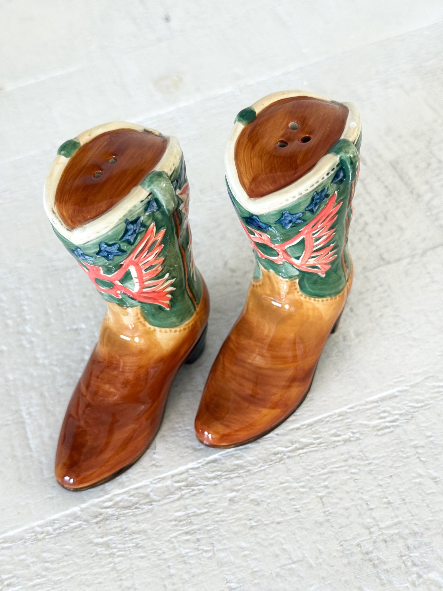 Cowboy Boot Salt & Pepper Shakers