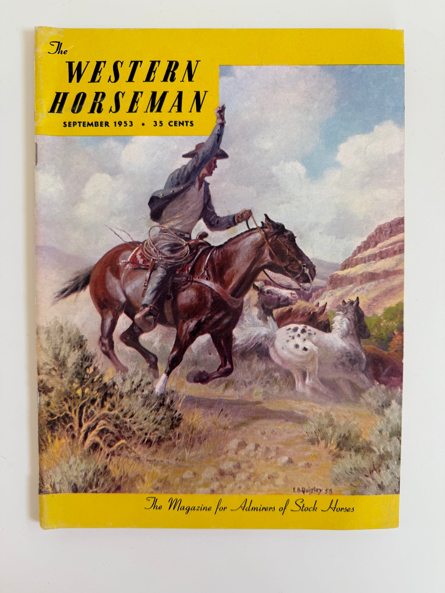 Vintage Western Horseman Magazine 1953