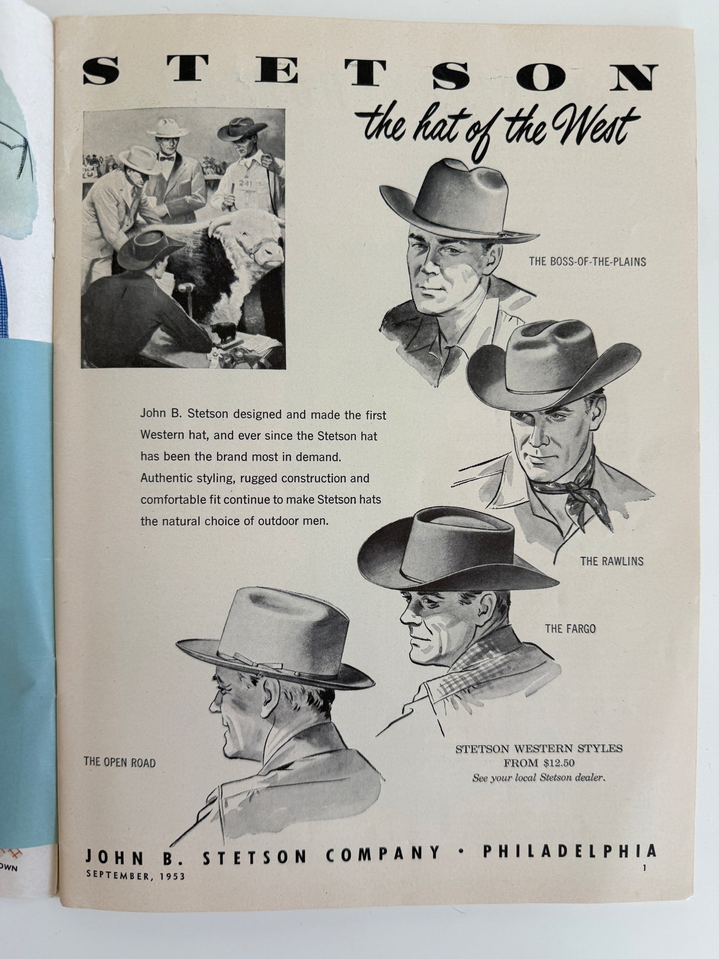 Vintage Western Horseman Magazine 1953