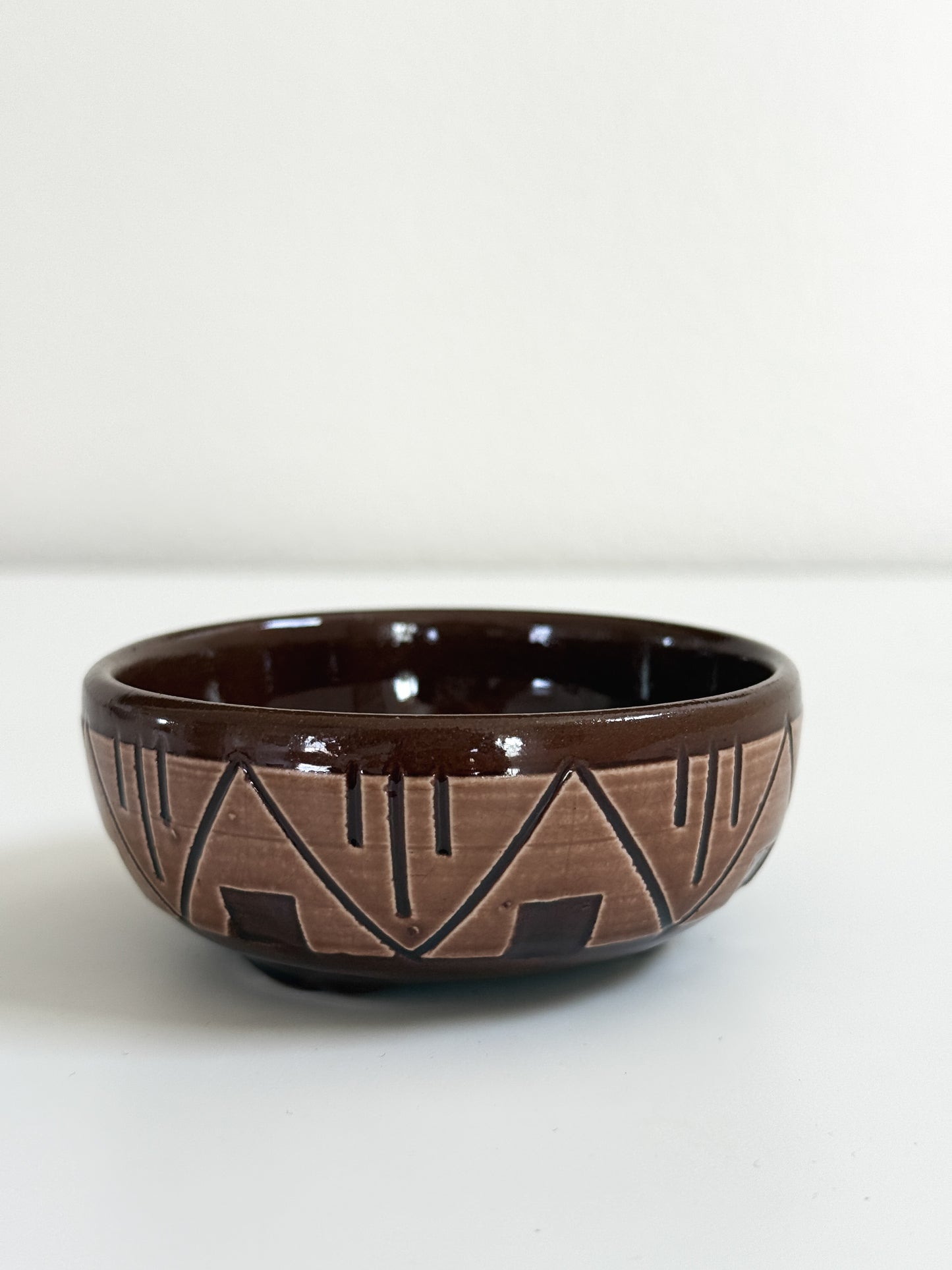Vintage Sioux Pottery Trinket Dish