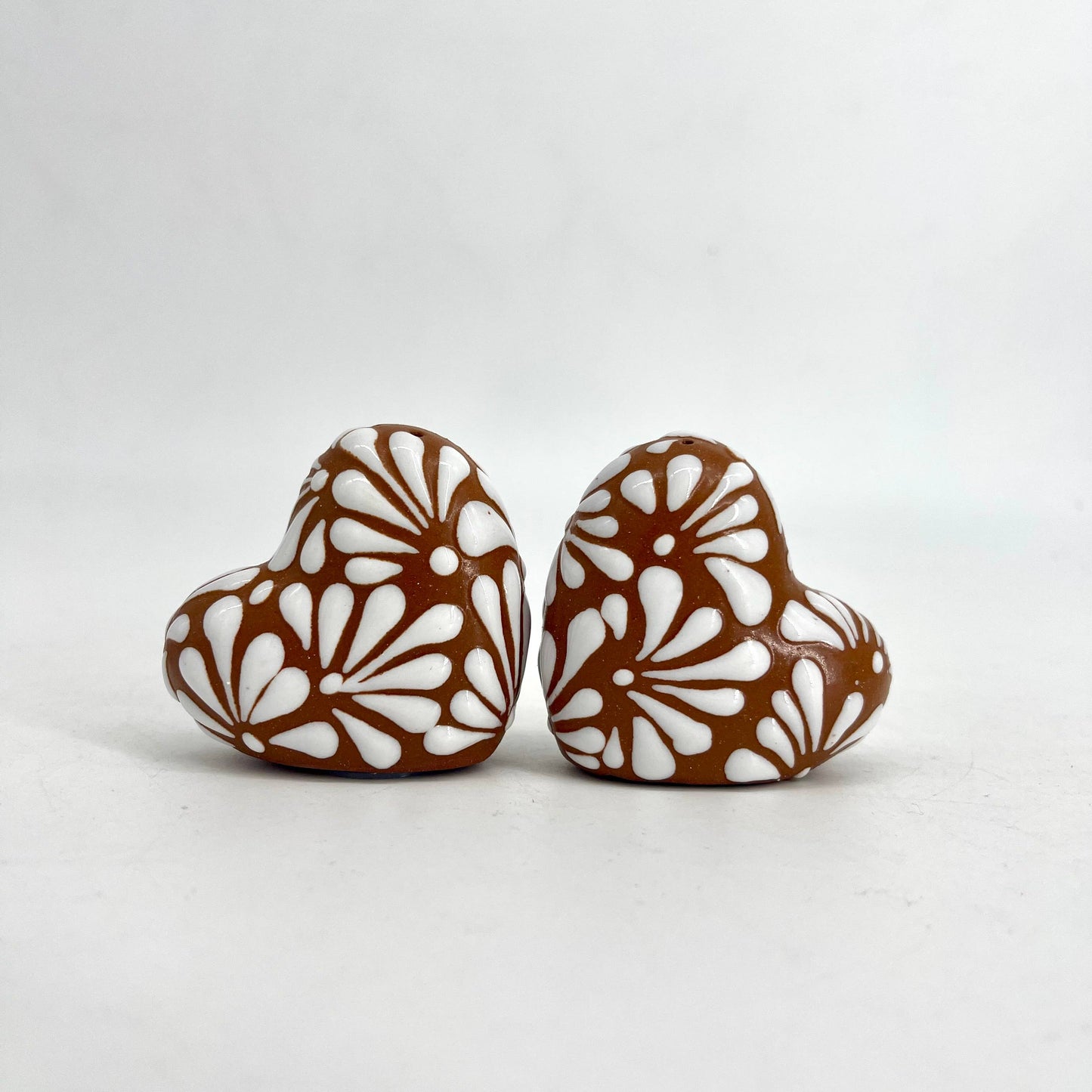 Small Heart Shaped Salt Shakers