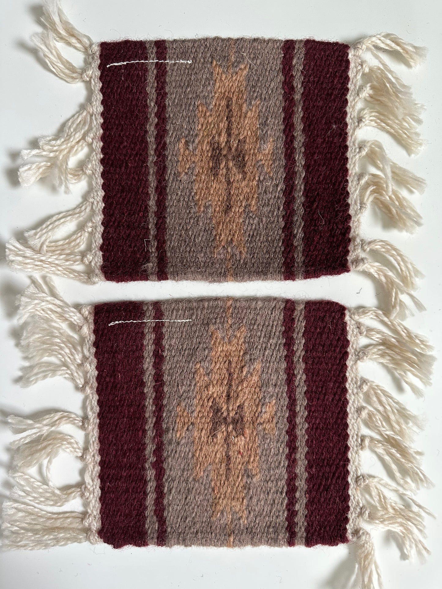 Maya Coaster Set (Maroon)