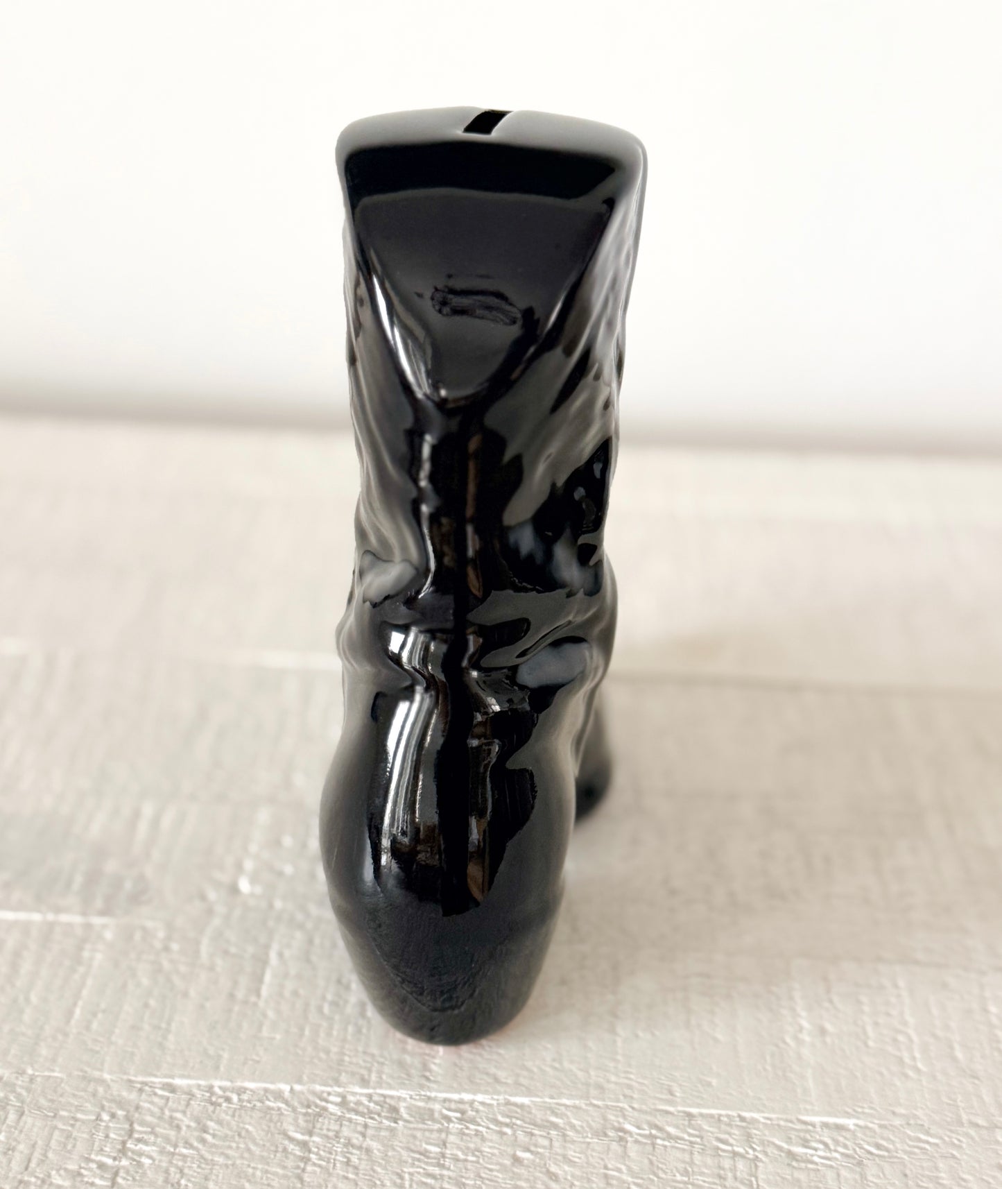 Vintage Frankoma Boot Bank