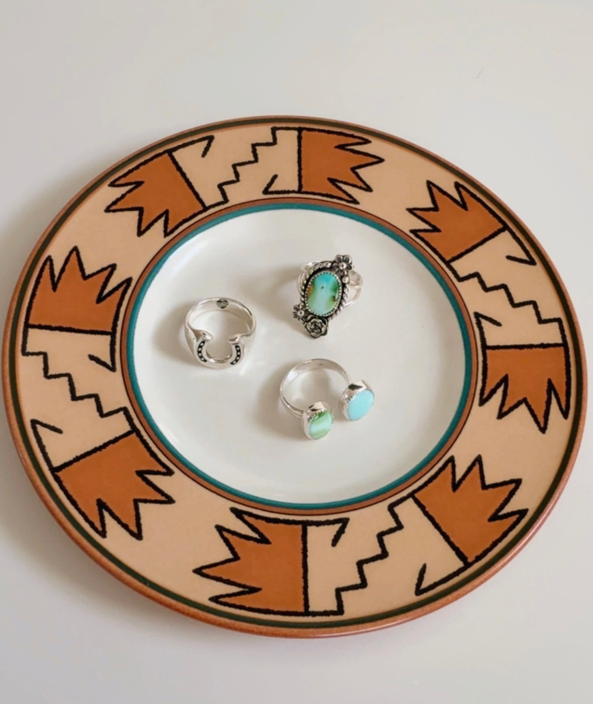 Vintage Southwestern Bread Plate