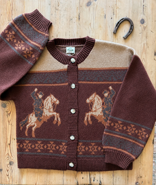 Western Cowboy Knit Cardigan