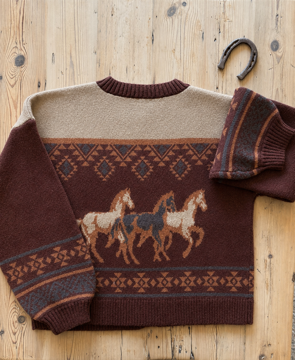Western Cowboy Knit Cardigan