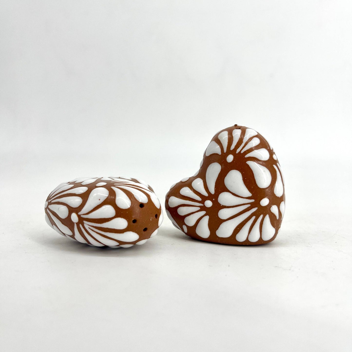 Small Heart Shaped Salt Shakers