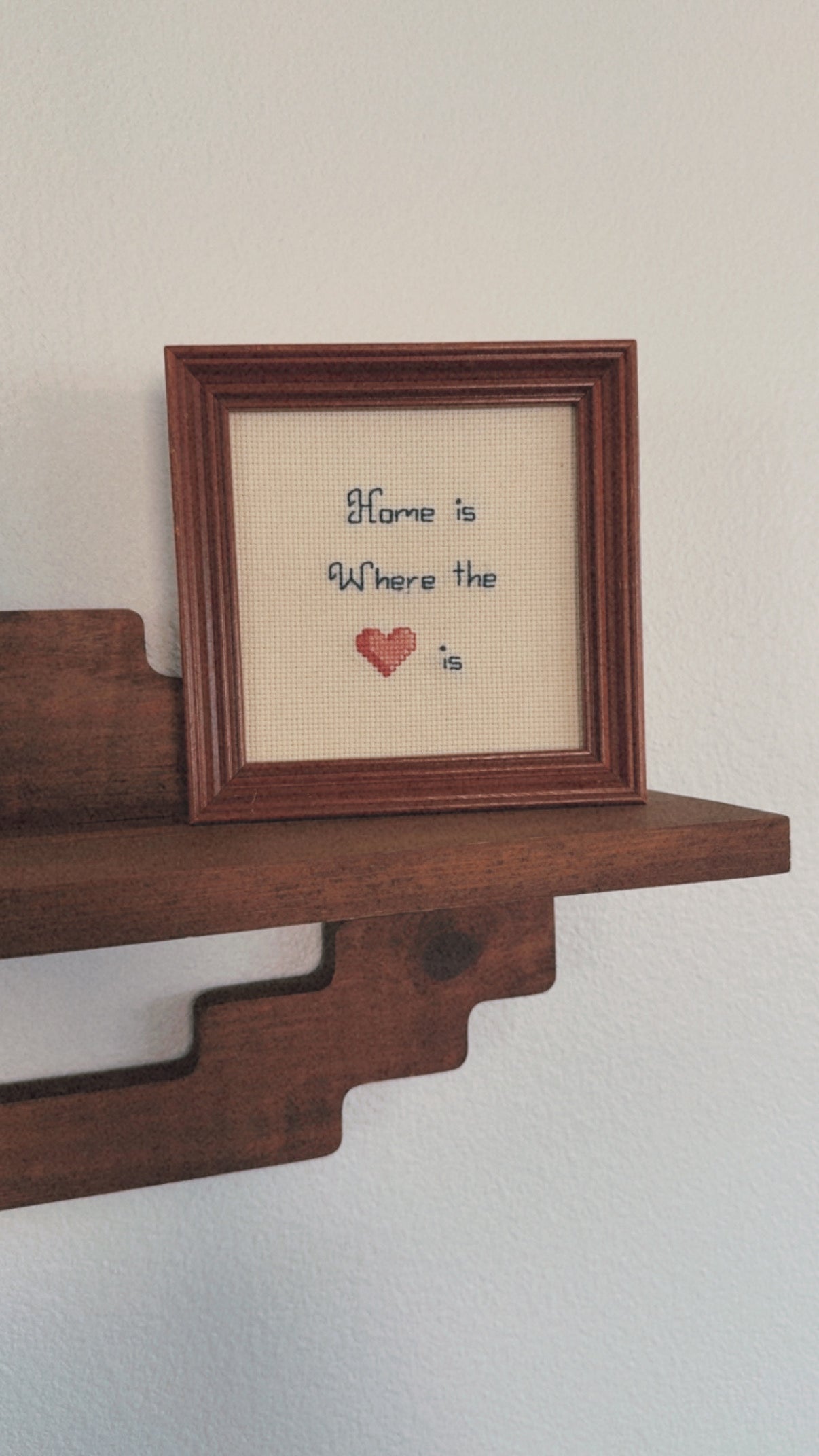 Vintage Framed Cross Stitch