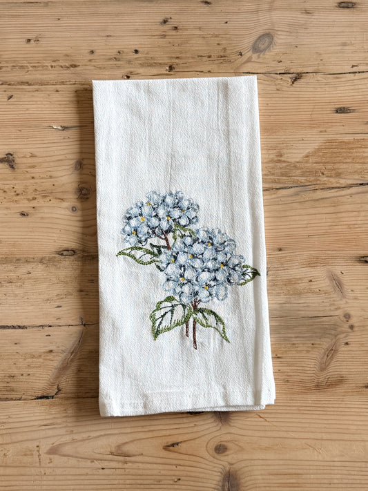 Hydrangea Tea Towel