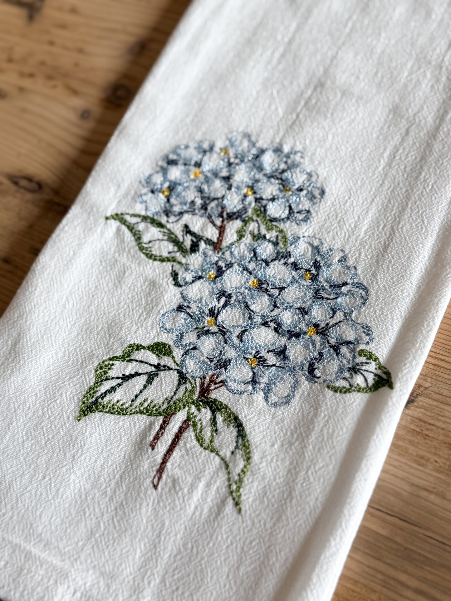 Hydrangea Tea Towel
