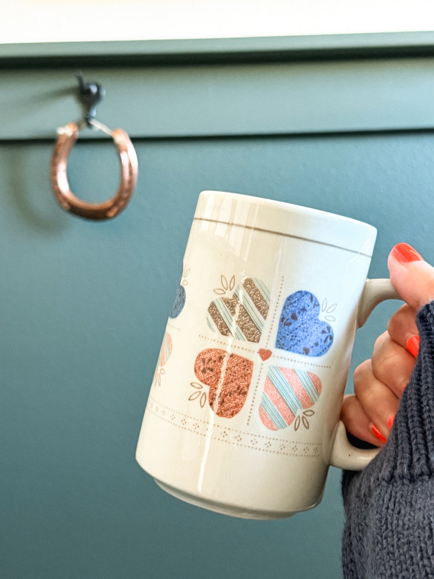 Vintage Hearts Mug