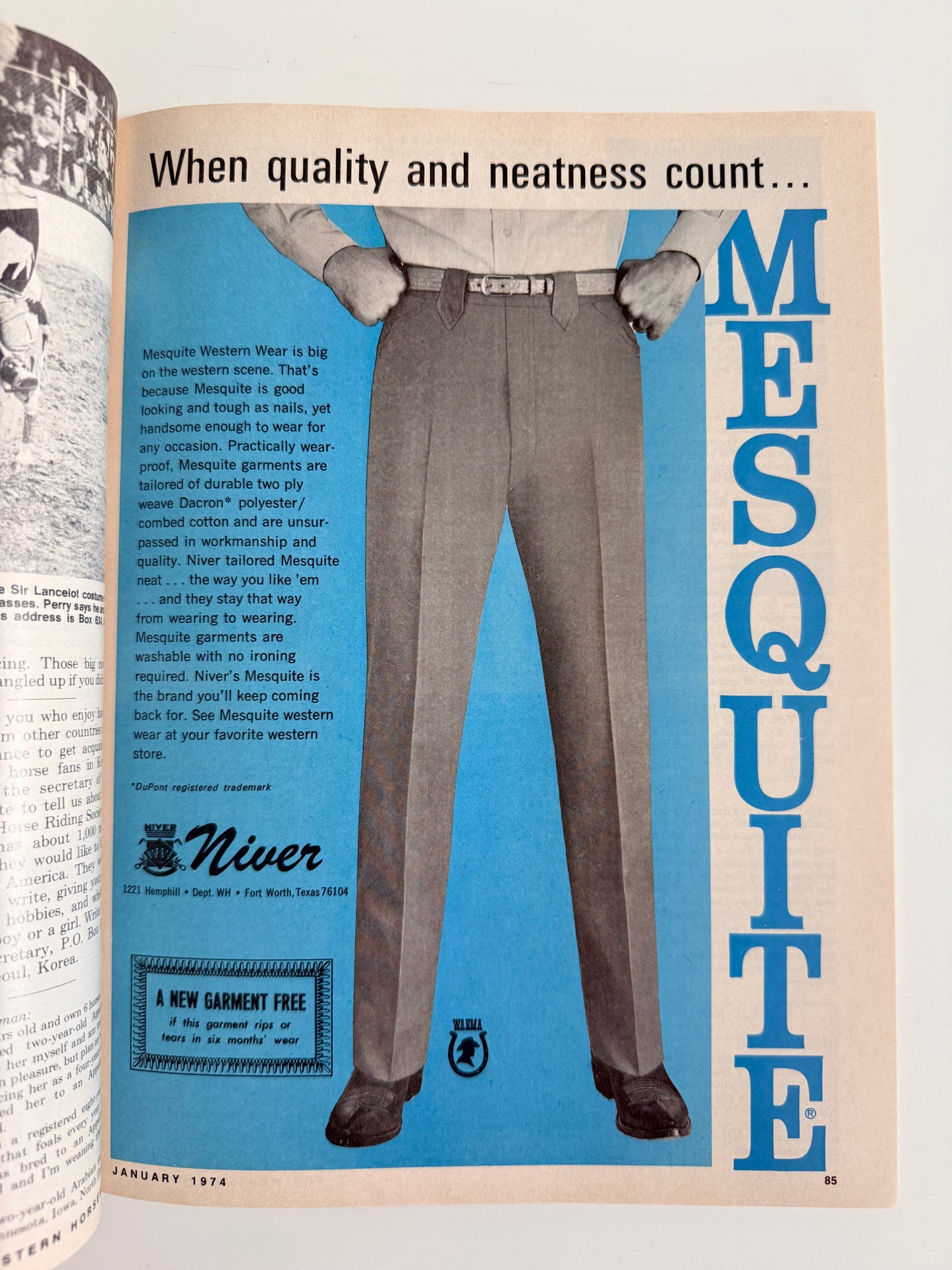 Western Horseman Magazine 1974
