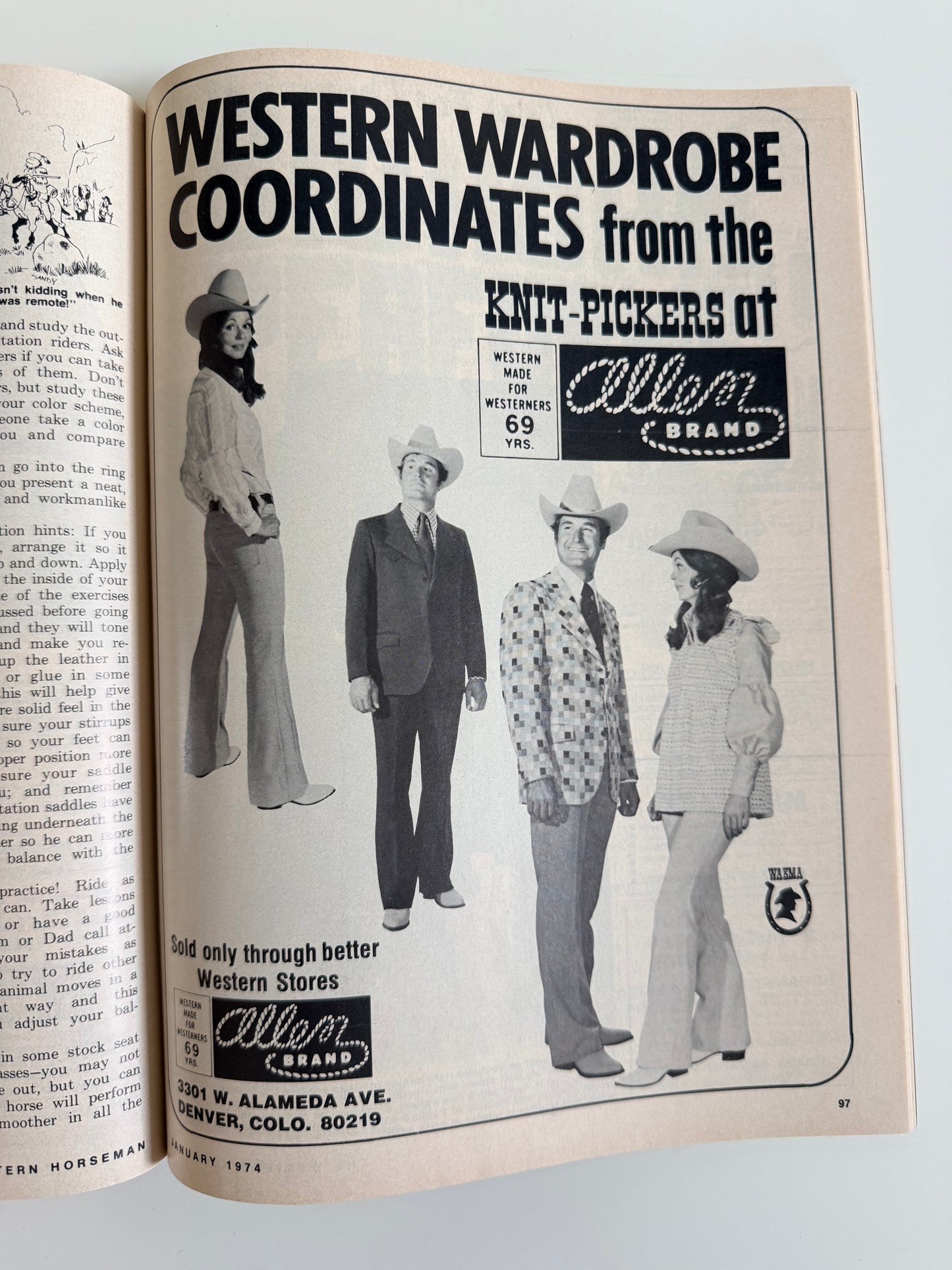 Western Horseman Magazine 1974