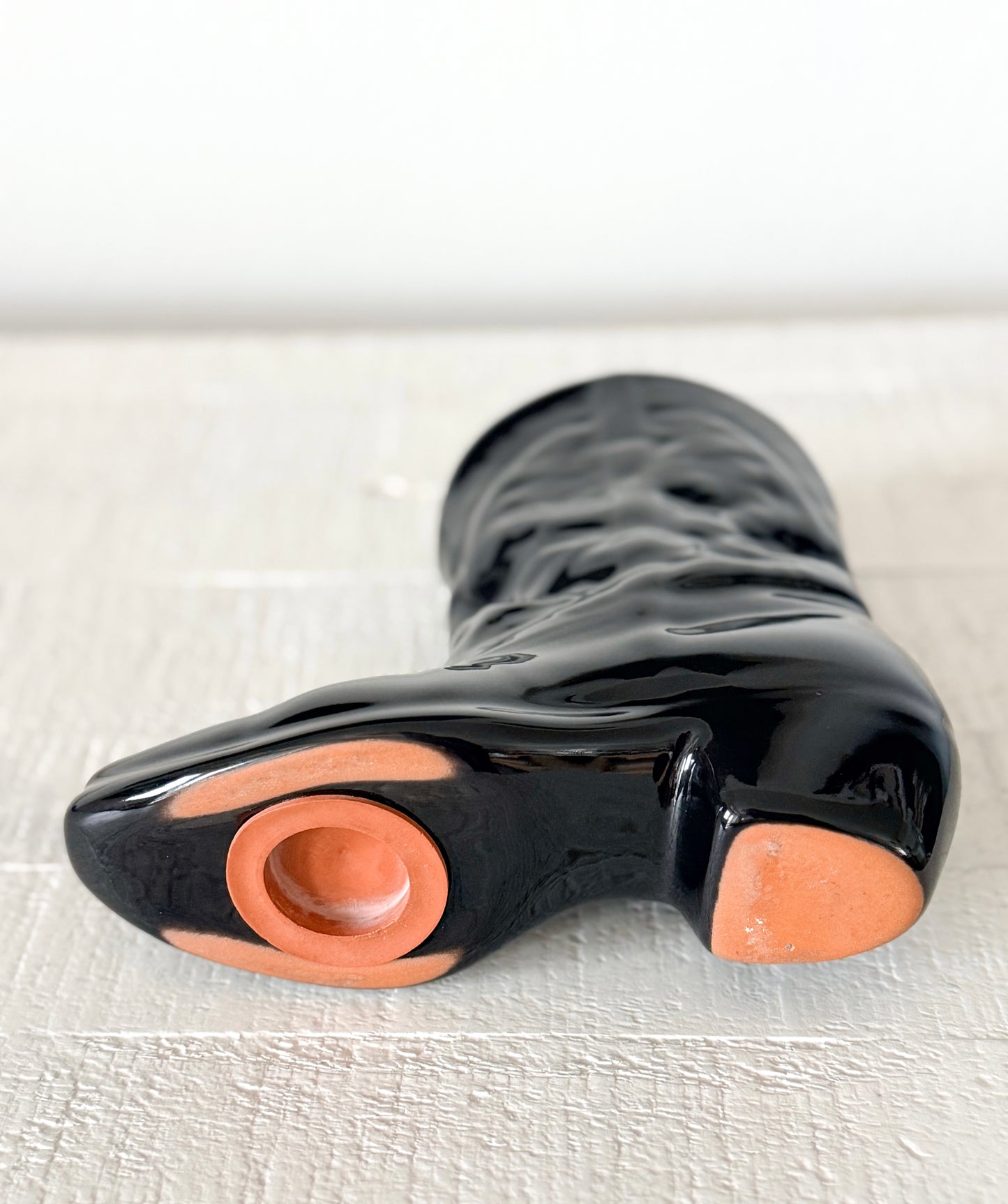 Vintage Frankoma Boot Bank