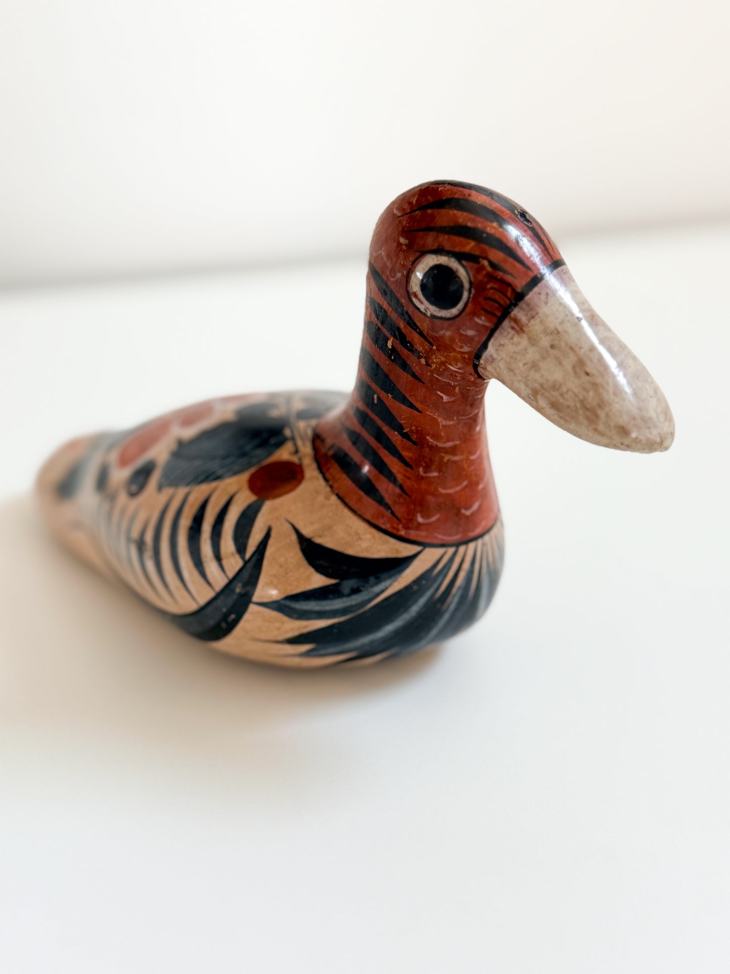 Vintage Tonala Duck Figurine