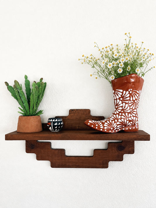 Talavera Cowboy Boot Vase | Western Boot Planter