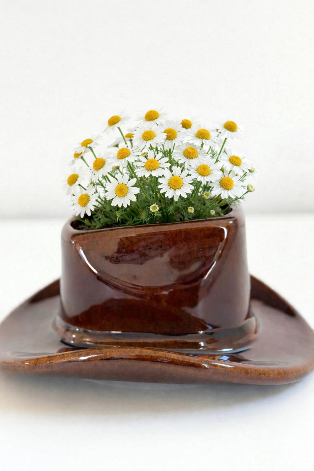 Vintage 1960s Haeger Cowboy Hat Planter