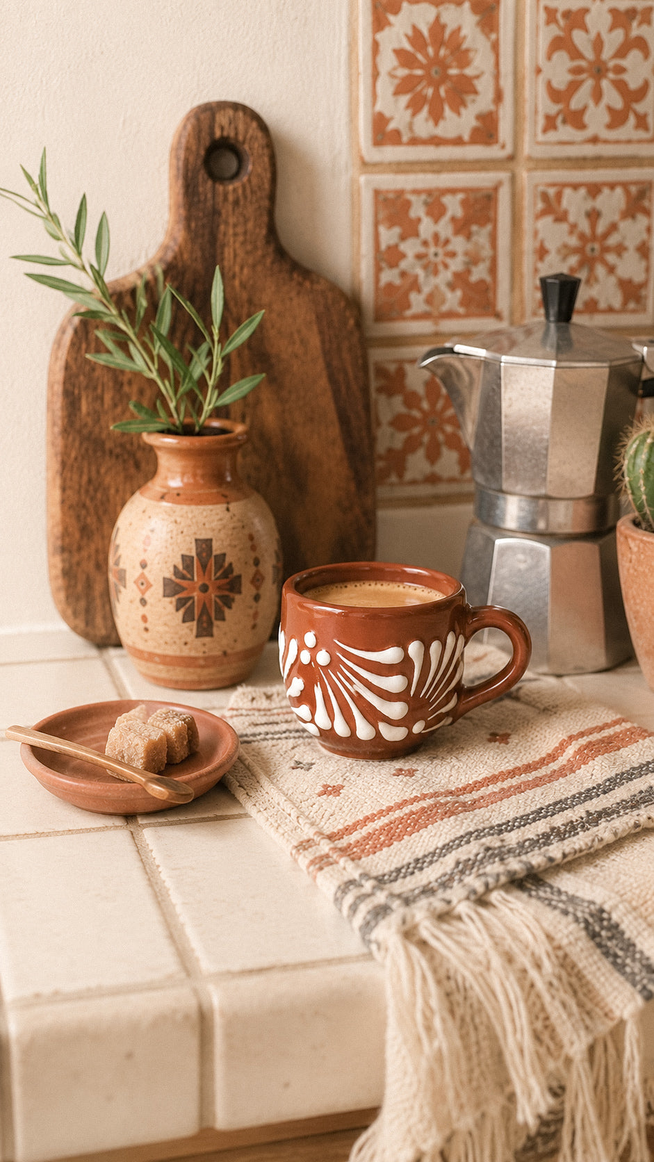 Terracotta Talavera Mug