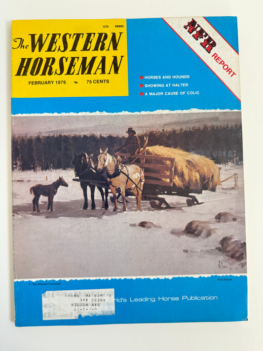 Vintage Western Horseman Magazine 1976