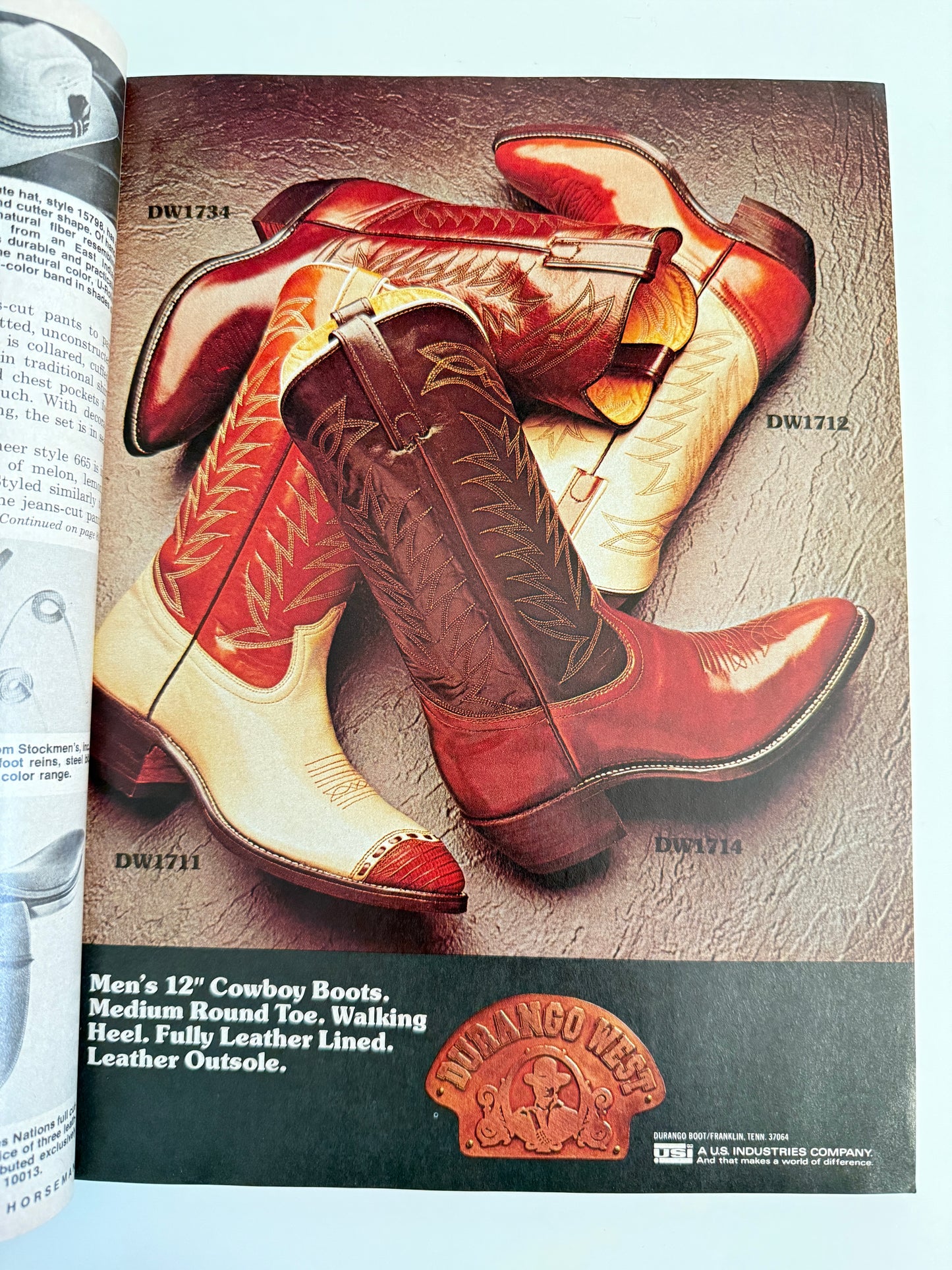 Vintage Western Horseman Magazine 1976