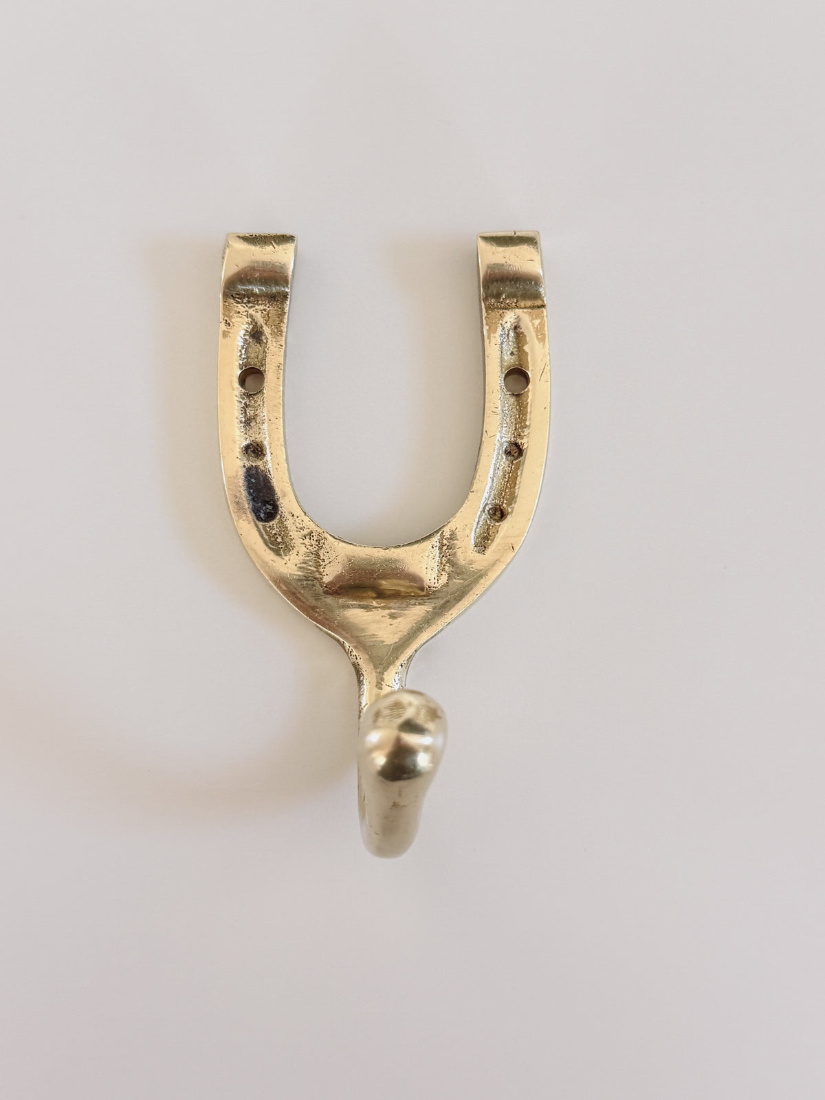 Vintage Brass Horseshoe Wall Hook
