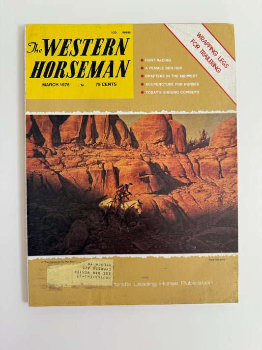 Vintage Western Horseman Magazine 1976