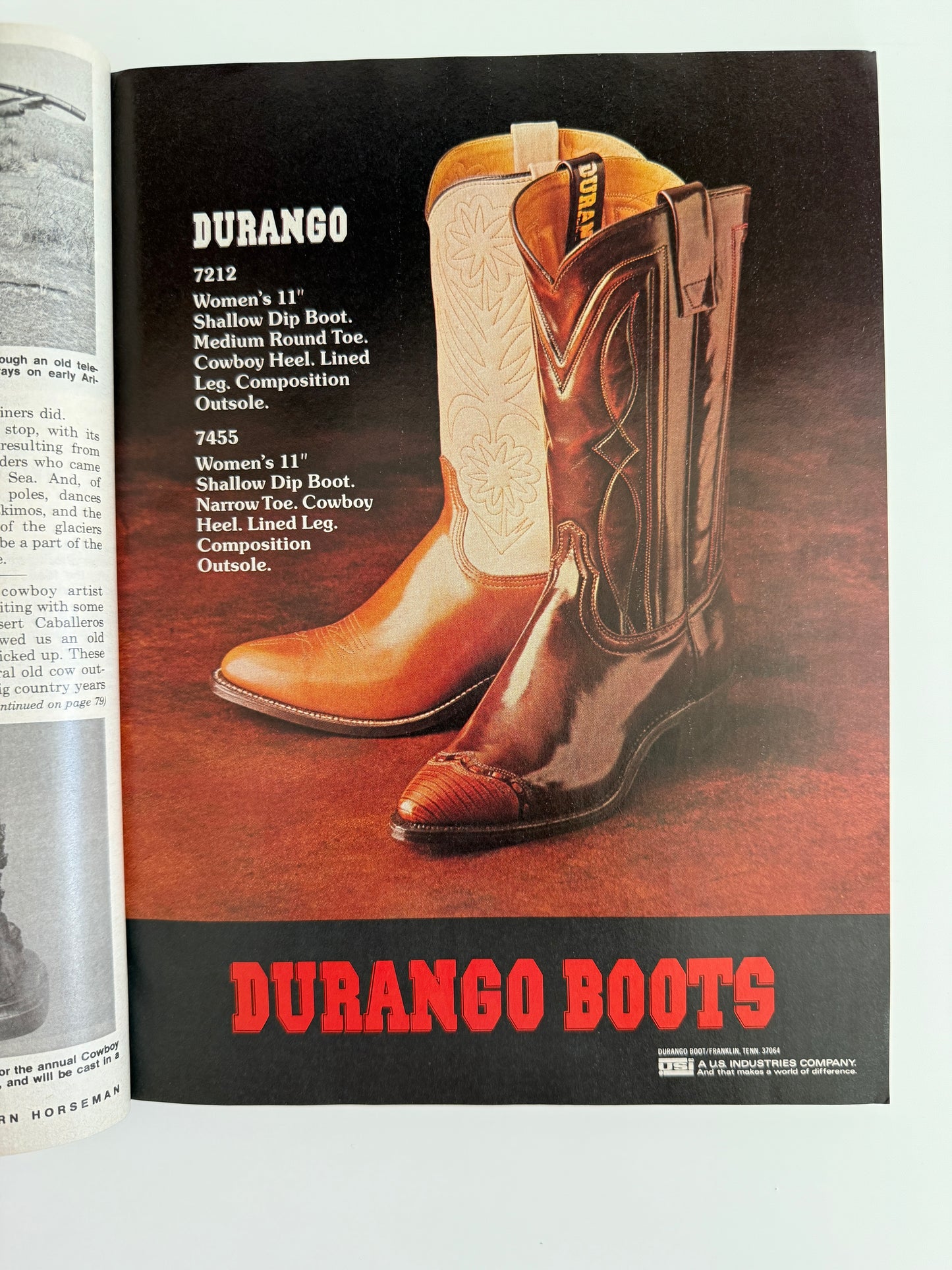 Vintage Western Horseman Magazine 1976