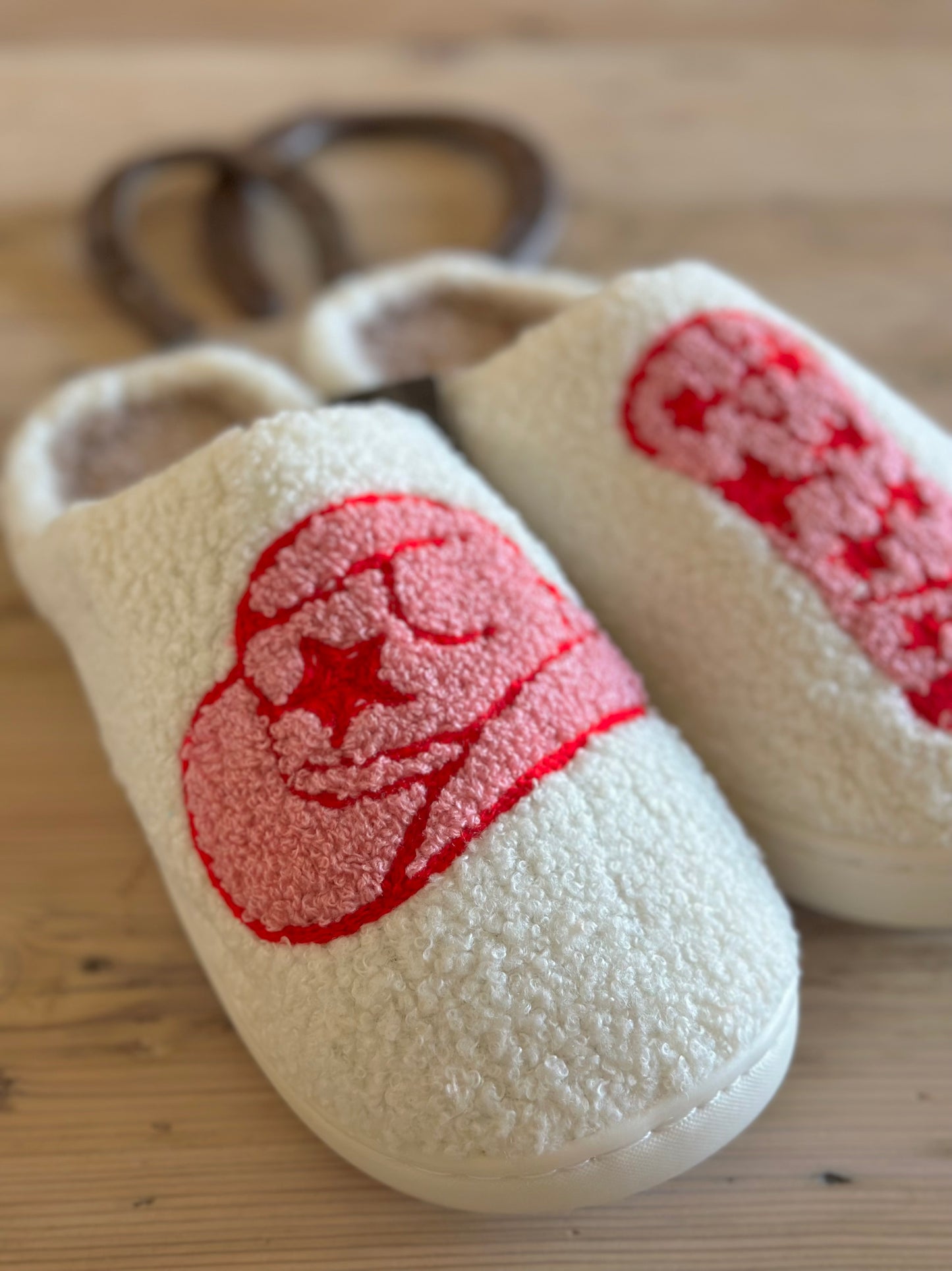 Rodeo Girl Slippers (Pink & Red) ~ SALE~