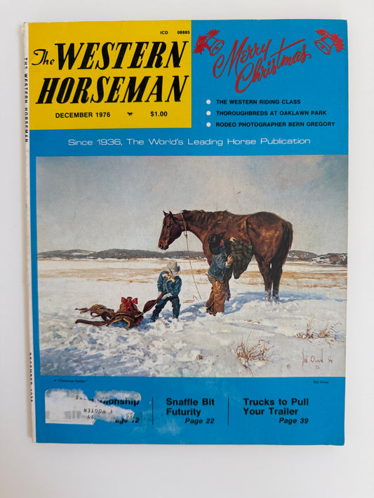 Vintage Western Horseman Magazine 1976