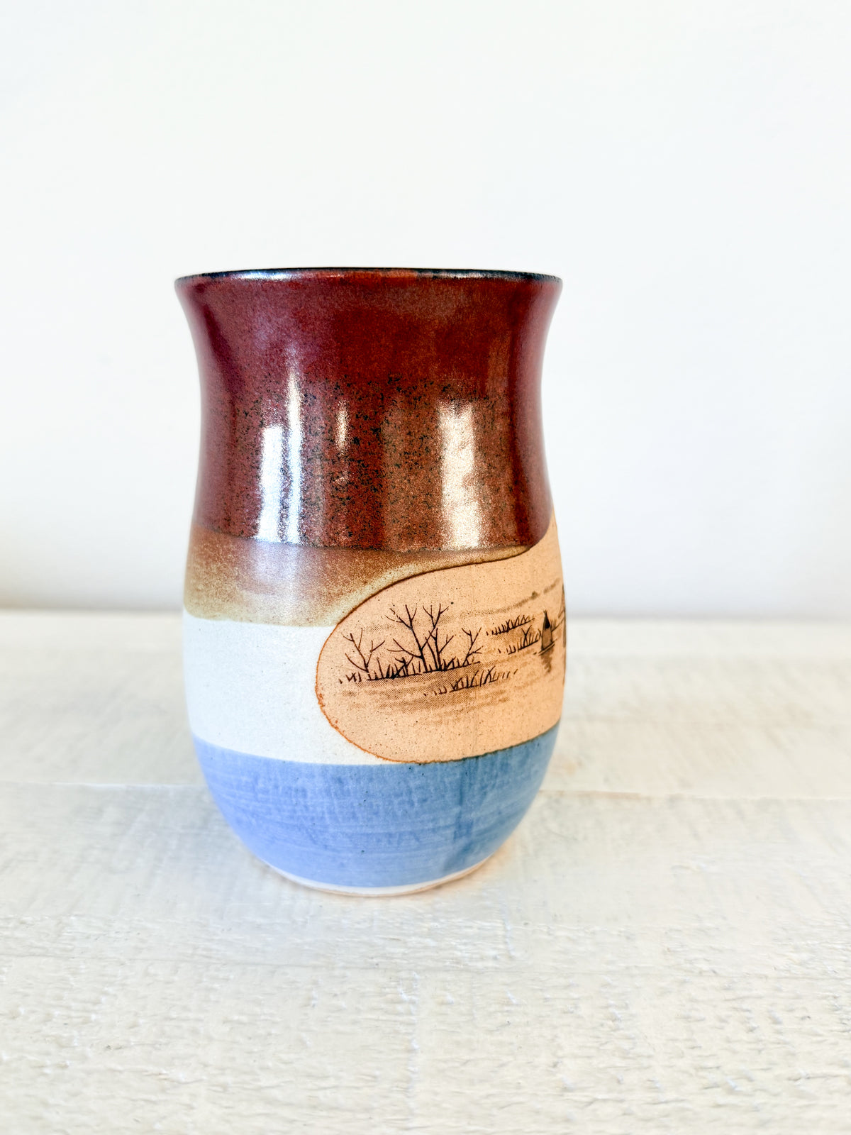 Vintage Stoneware Duck Mug