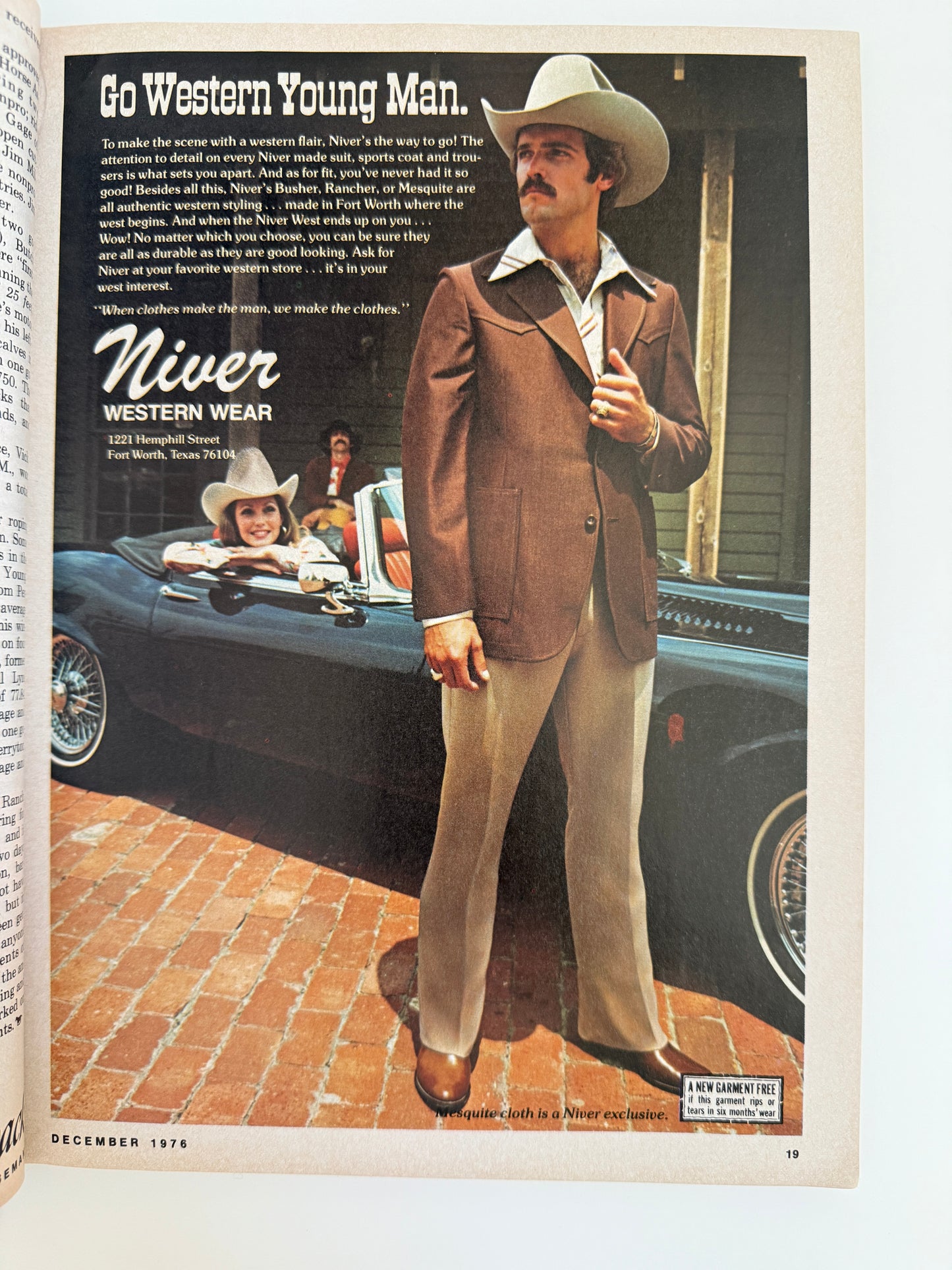 Vintage Western Horseman Magazine 1976