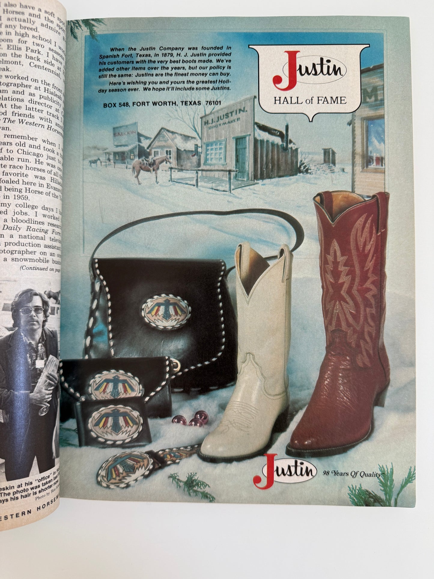 Vintage Western Horseman Magazine 1976